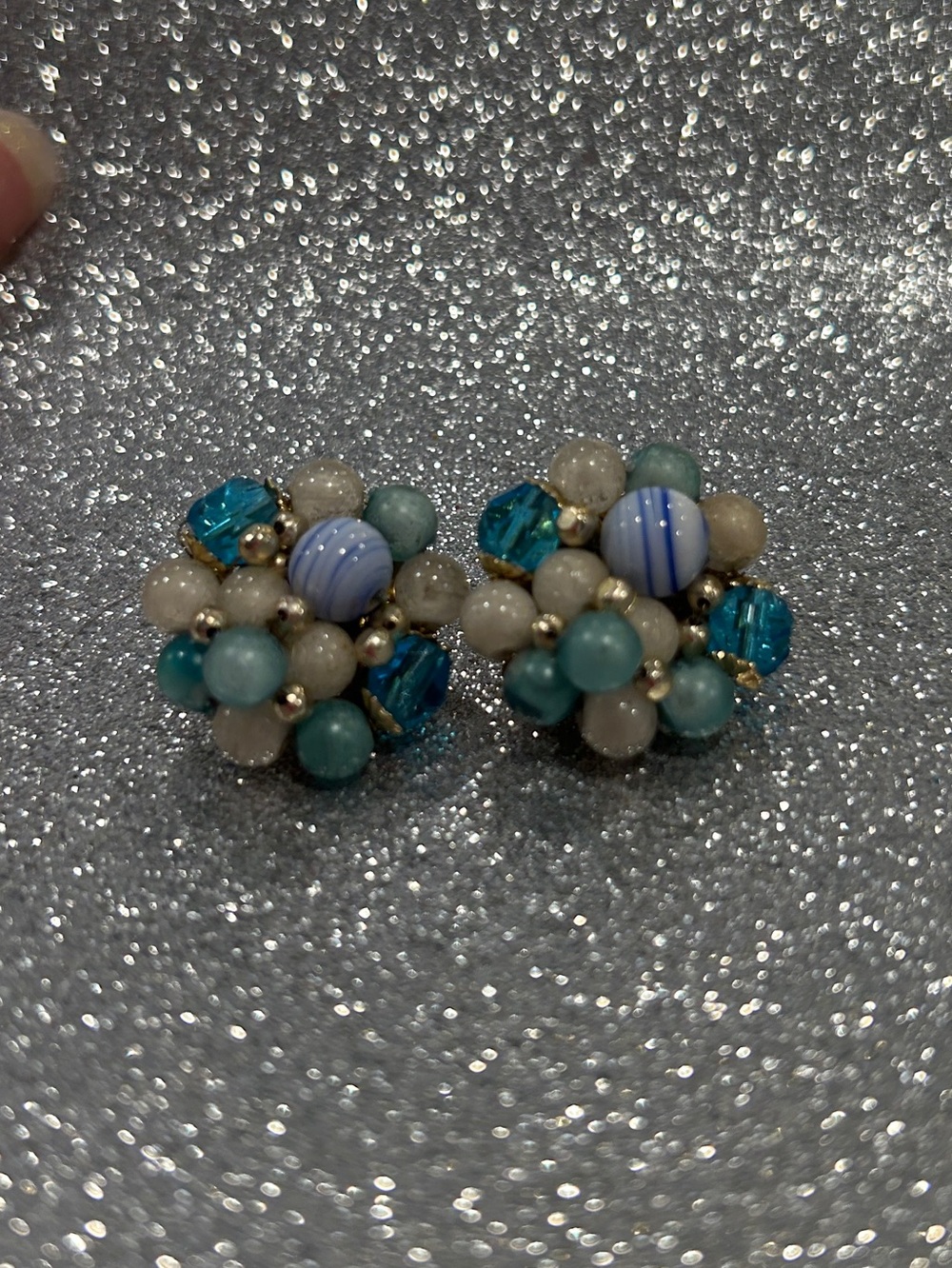 Japan Made Vintage Clip on Earrings